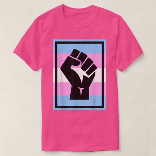 T - Shirt der Trans-Pride-Markierung für die erste (Design vorne)