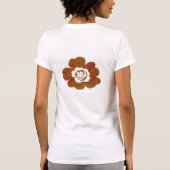 T - Shirt der tropischen Blume (Rückseite)