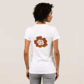 T - Shirt der tropischen Blume (Schwarz voll)