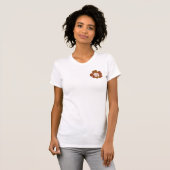 T - Shirt der tropischen Blume (Vorne ganz)
