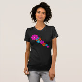 T - Shirt der tropischen Blume (Vorne ganz)