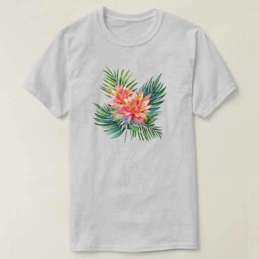 T - Shirt der tropischen Pflanze (Design vorne)