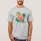 T - Shirt der tropischen Pflanze (Vorderseite)