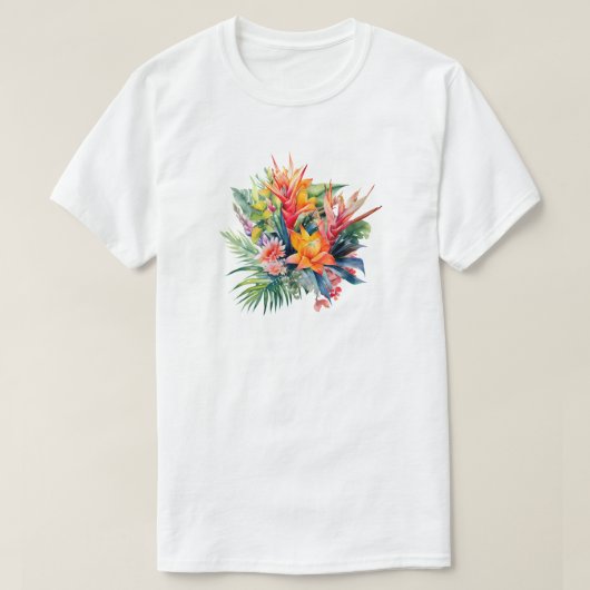 T - Shirt der tropischen Pflanze (Design vorne)
