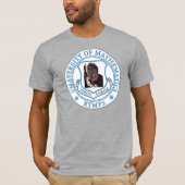 T - Shirt der Universität (weißer Hintergrund) (Vorderseite)