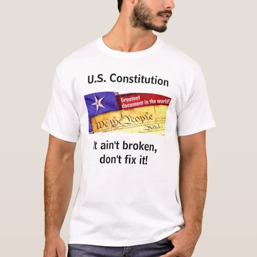 T - SHIRT der US-Verfassung (Vorderseite)