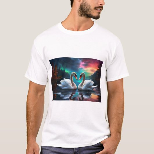 "T-Shirt der verzauberten Swan-Serenade" T-Shirt (Vorderseite)