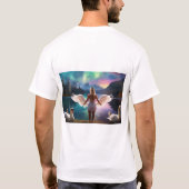 "T-Shirt der verzauberten Swan-Serenade" T-Shirt (Rückseite)