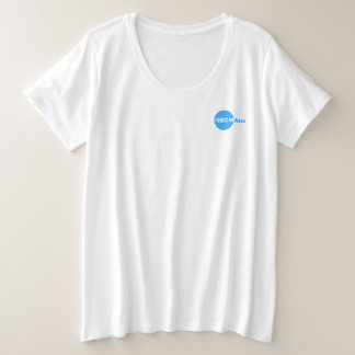 T - Shirt der Vhals der Frauen, plus Größen