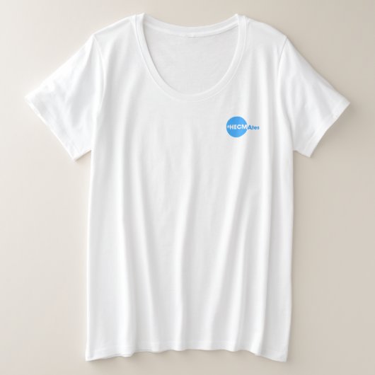T - Shirt der Vhals der Frauen, plus Größen (Design vorne)