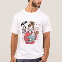 T - Shirt der Vintagen Blumenmutter