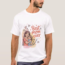 T - Shirt der Vintagen Blumenmutter