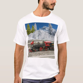T - Shirt der Vintagen Eisenbahn zu Weihnachten
