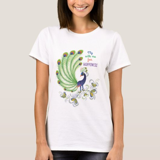 T - Shirt "Der Vogel des Glücks" (Vorderseite)
