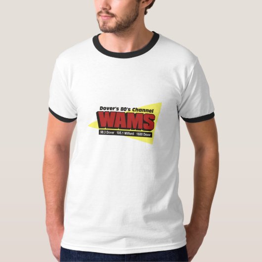 T - Shirt der WAMS FM der Männer (Vorderseite)