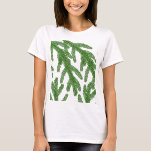 T - Shirt der Weihnachtsbaumzweige