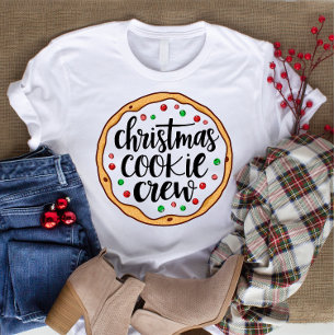 T-Shirt der Weihnachtsplätzchen-Crew Tri-Blend Shirt