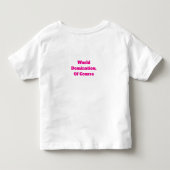 T - Shirt der Weltbeherrschung (Rückseite)