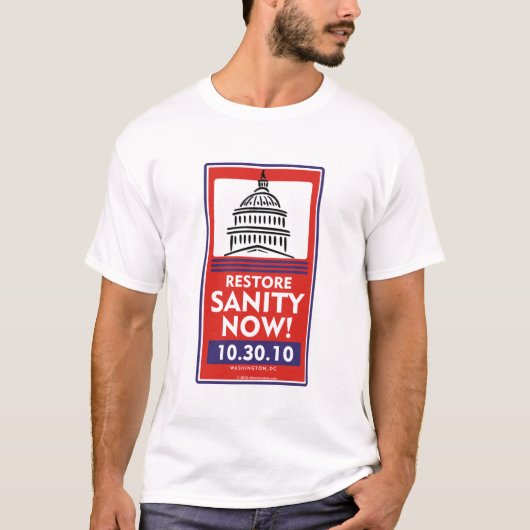 T - Shirt der Wiederherstellungs-Vernunft jetzt (Vorderseite)