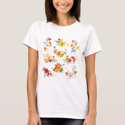 T - Shirt der wild lebenden Blume (Vorderseite)
