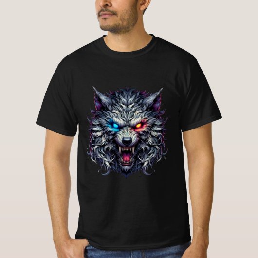T - Shirt der Wolf-Rebellen (Vorderseite)