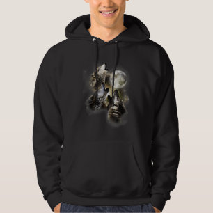 T - Shirt der Wölfe am Mond