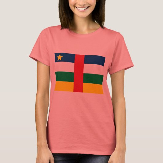 T - Shirt der Zentralafrikanischen Republik (Vorderseite)