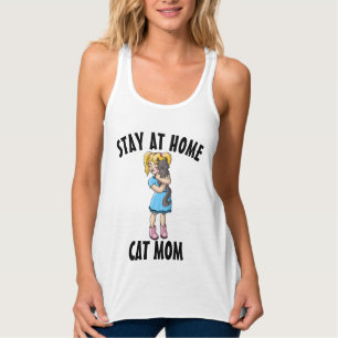 T - Shirt DER ZUHAUSE CAT-MAMA bleibe