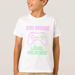T - Shirt der zweiten Stufe unverschlossen - Neon