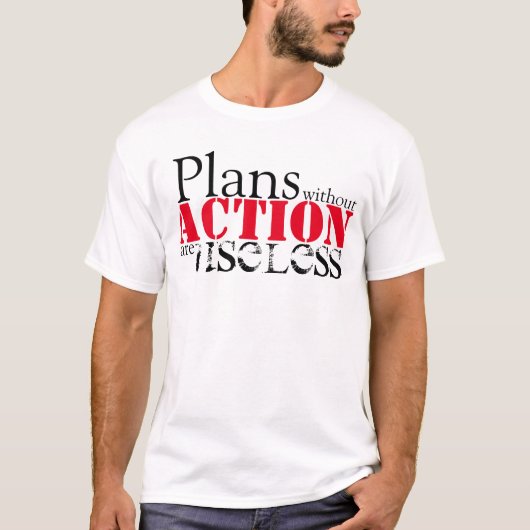 T - Shirt des Aktionsplans (Vorderseite)