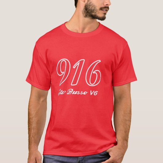 T - Shirt des Alpha-916 V6 GTV (Vorderseite)