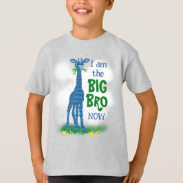 T - Shirt des Big Baroy niedliche Giraffe grün