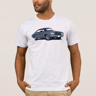 T - Shirt des blaues Tönungshalbtonbild '70