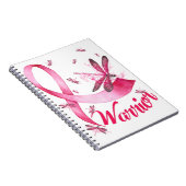 T - Shirt des Brustkrebs-Bewusstseins für den Krie Notizblock (Rechte Seite)