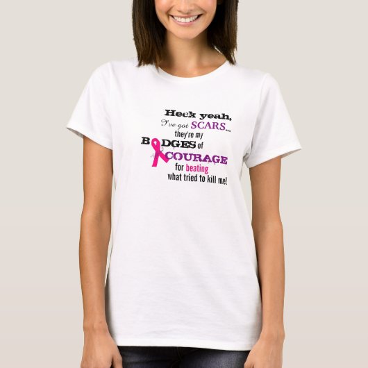 T-Shirt des Brustkrebses BRCA! (Vorderseite)