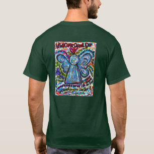 T - Shirt des bunten Krebsangels (Engel Back & Ged