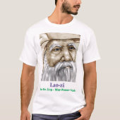 T - Shirt des chinesischen Philosophen Laozi (Vorderseite)