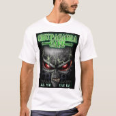 T - Shirt des Chupacabra-Café-(alien) (Vorderseite)