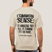 T - Shirt des Common Sense Corps (Rückseite)