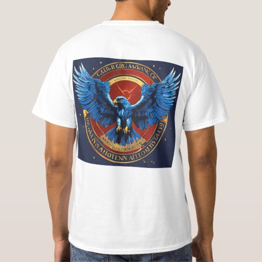 T - Shirt des Eisbergs Fierce Crystal Eagle: Entfe (Rückseite)