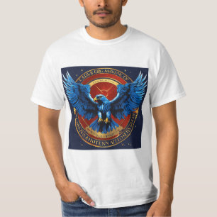 T - Shirt des Eisbergs Fierce Crystal Eagle: Entfe
