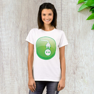 T - Shirt des elektrischen Plug-Symbols