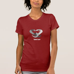 T - Shirt des Frettchen-Liebhaber-(schwarzer Roan)