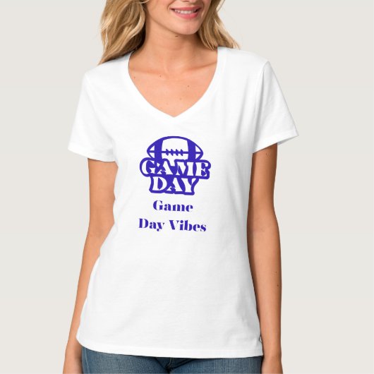 T - Shirt des Fußballspieltages (Vorderseite)