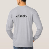 T - Shirt des Geek-Code-v2 (Rückseite)