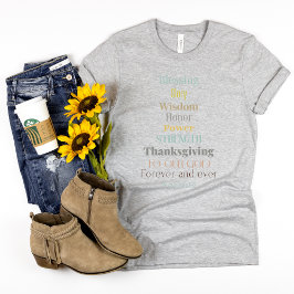 T - Shirt des Glaubens für Frauen - Ehrenruhm segn