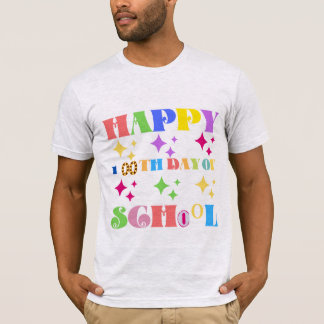 T - Shirt des glücklichen 100. Schultag.