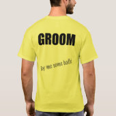 T - Shirt des Golf Bachelor Party Groom (Rückseite)