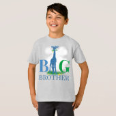 T - Shirt des Großen Bruders niedliche große blaue (Vorne ganz)