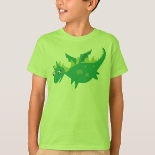 T-Shirt des grünen Drachen für Kinder